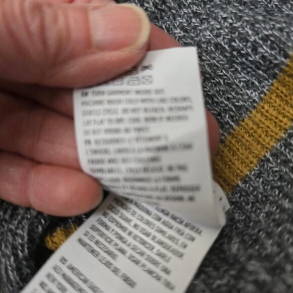 American Eagle Jegging Fit Gray Stripe Lightweight Sweater Academia Classic SP - Picture 9 of 12